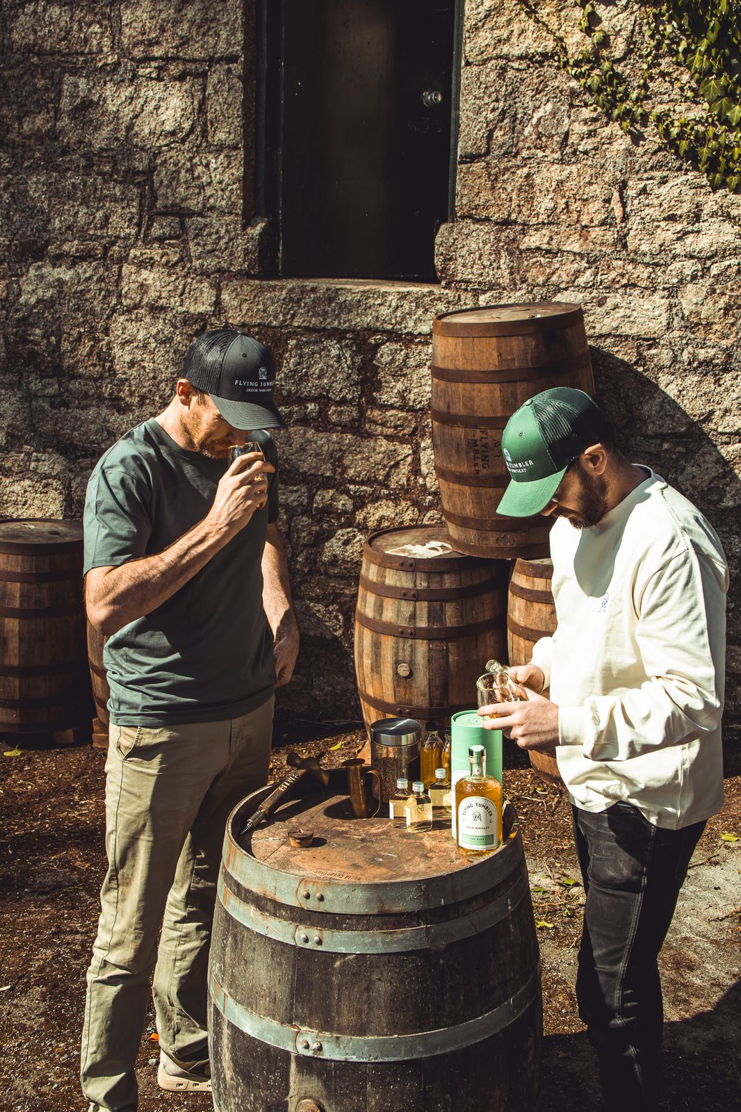 A Flying Tumbler tasting off the cask